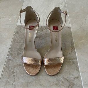 Ballin sandals in rose gold